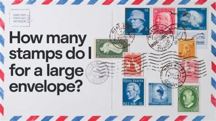 Can I put two stamps on a large letter UK