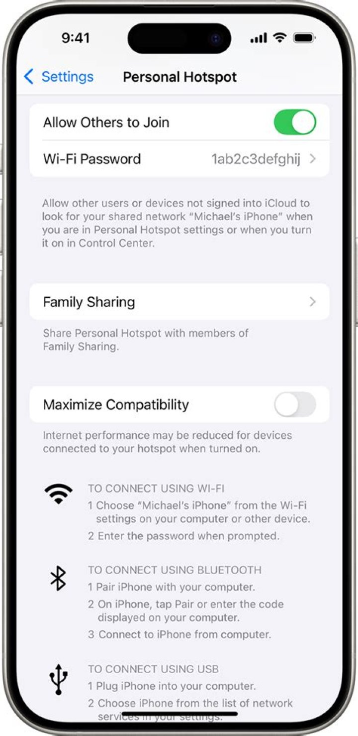 Can I use my own hotspot on my iPhone