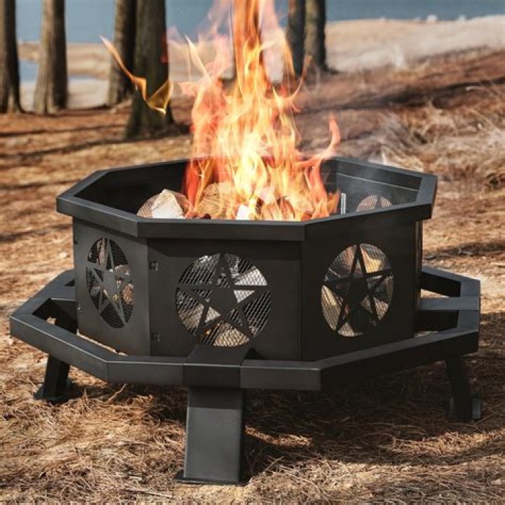 Can you have a gas and wood burning fire pit