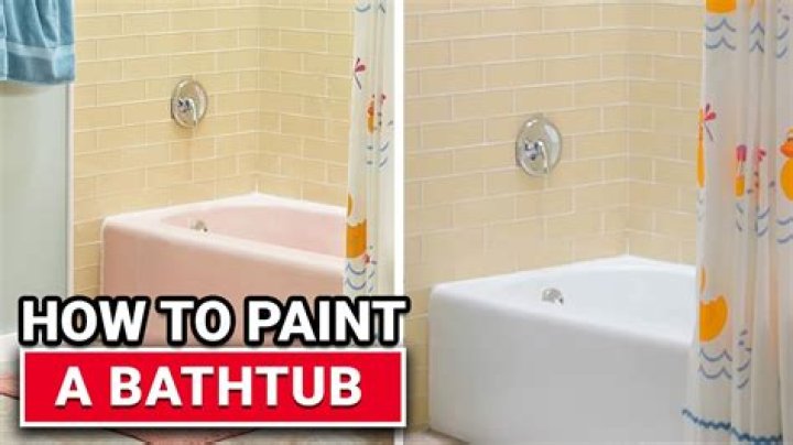 Can you paint the outside of an acrylic bath