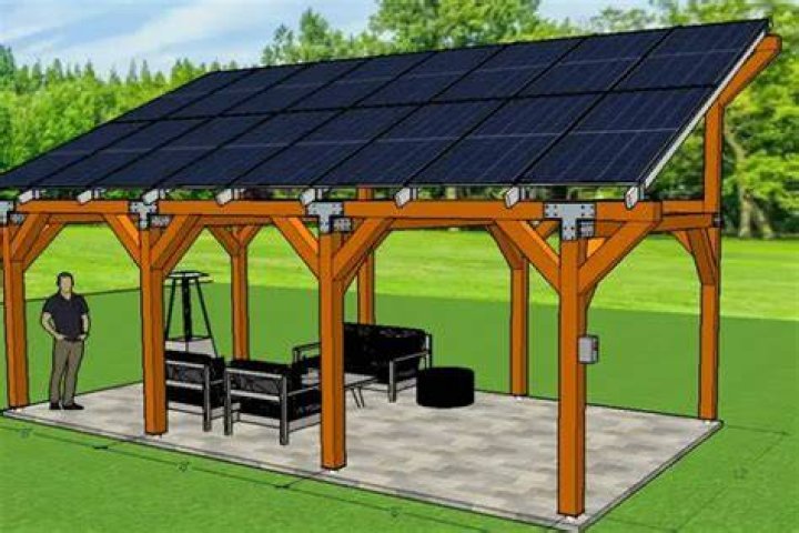 Can you put solar panels on a pergola