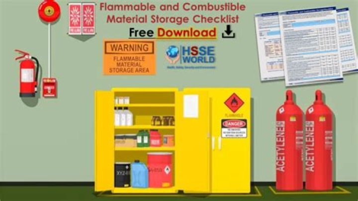 Can you store flammable and combustible together