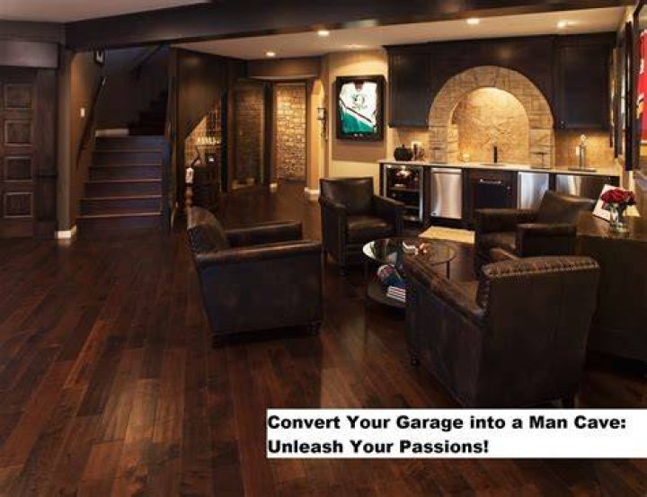 How do I convert my garage into a man cave