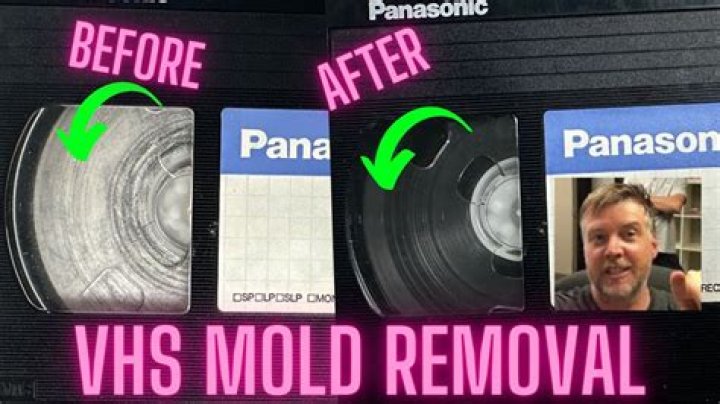 How do you clean a moldy VHS tape