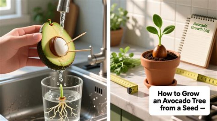 How do you grow an avocado seed in water
