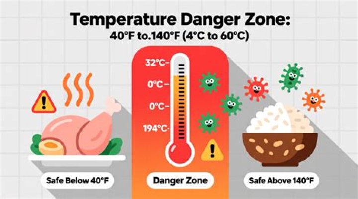 How long can food sit in danger zone