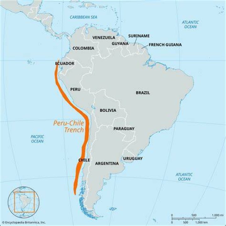 How old is the Peru Chile trench