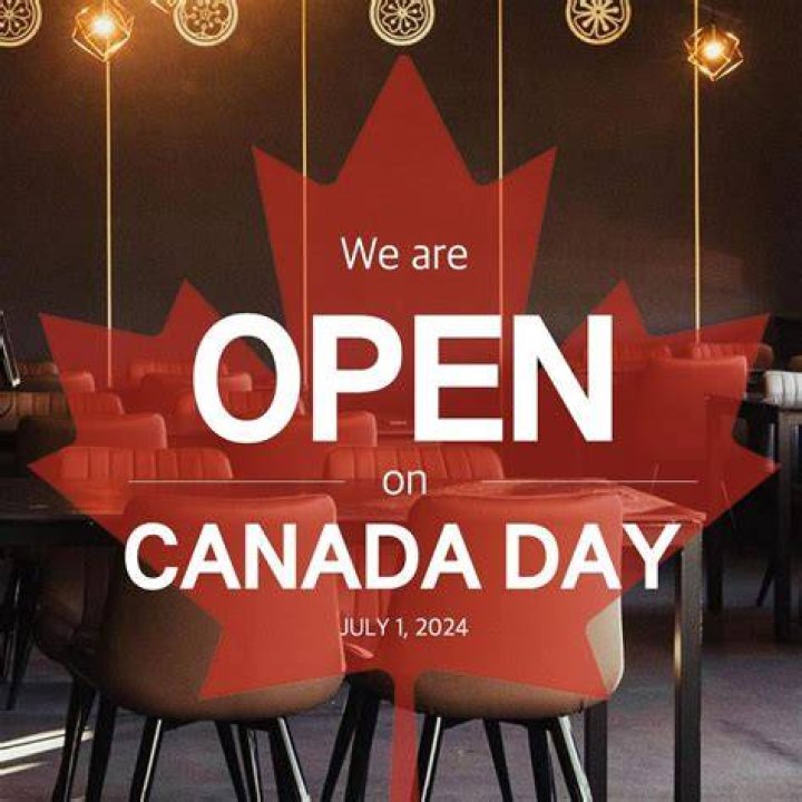 Is the wine rack open on Canada Day