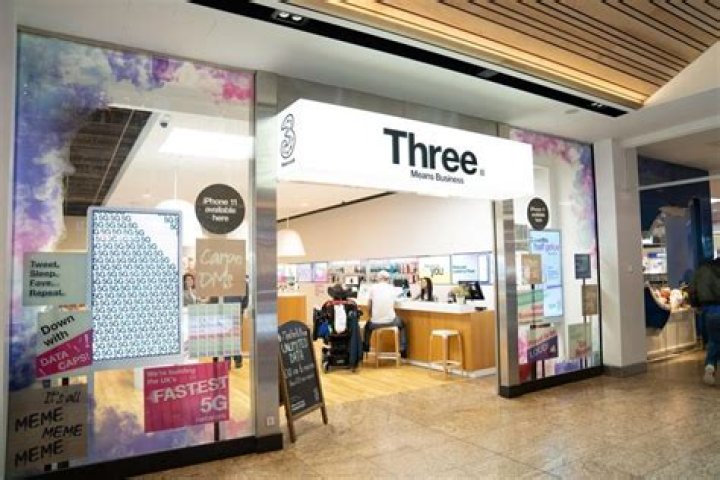 Is there a three store in Heathrow Airport