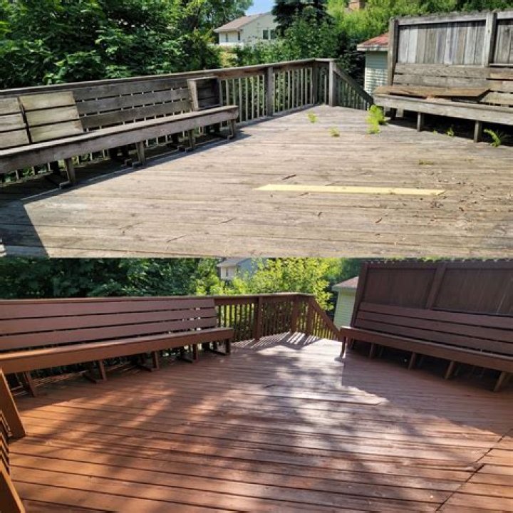 Should I sand my deck before staining