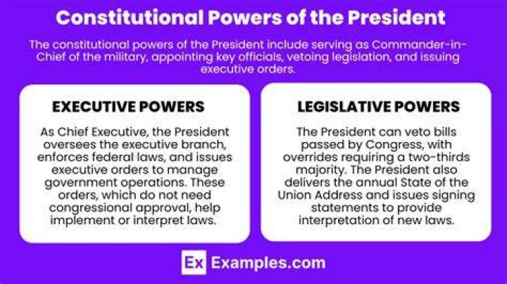 What are inherent powers of the president