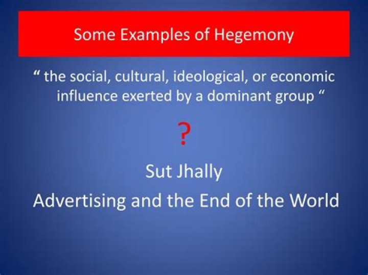 What are some examples of hegemony