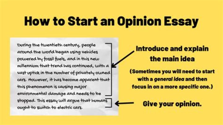 What are some examples of opinion writing