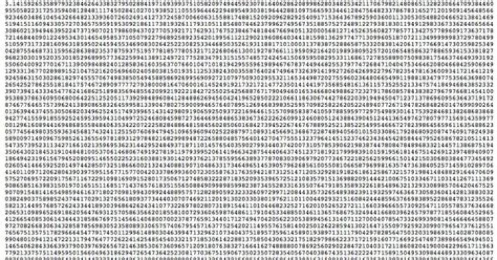 What are the first 100 digits of pi