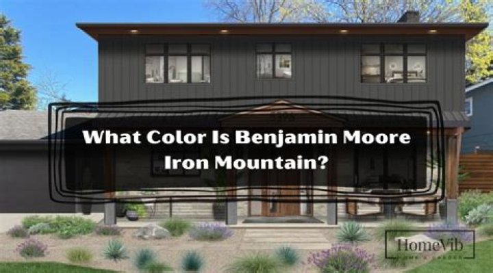 What color is Benjamin Moore Iron Mountain