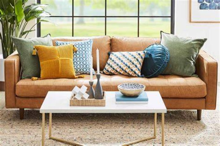 What Colour cushions go with light brown sofa