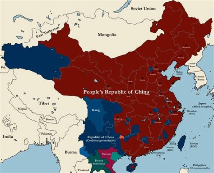 What countries were involved in the Chinese civil war