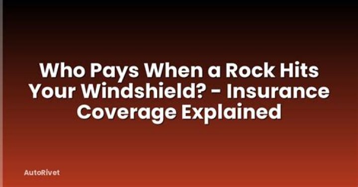 What do you do when a rock hits your windshield