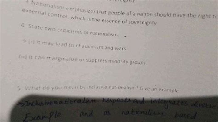 What do you mean by nationalism