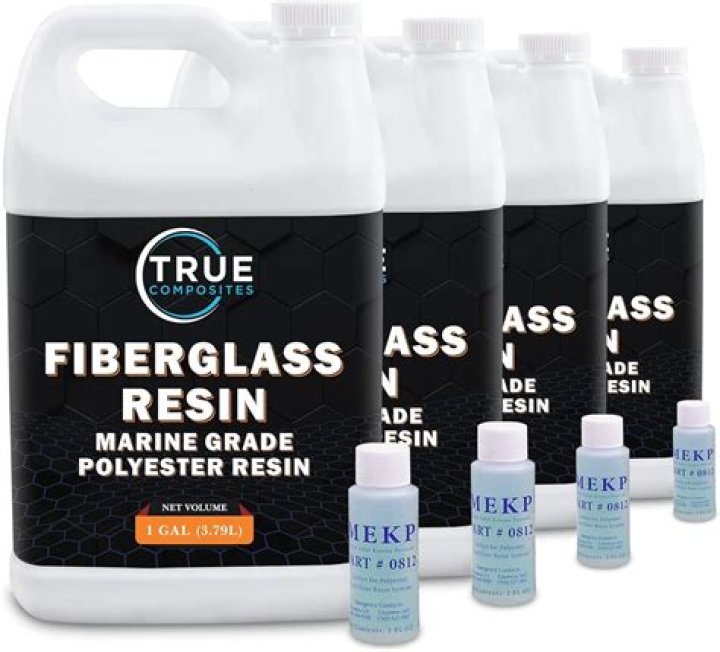 What do you mix fiberglass resin with