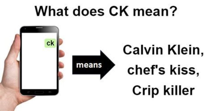 What does CK mean