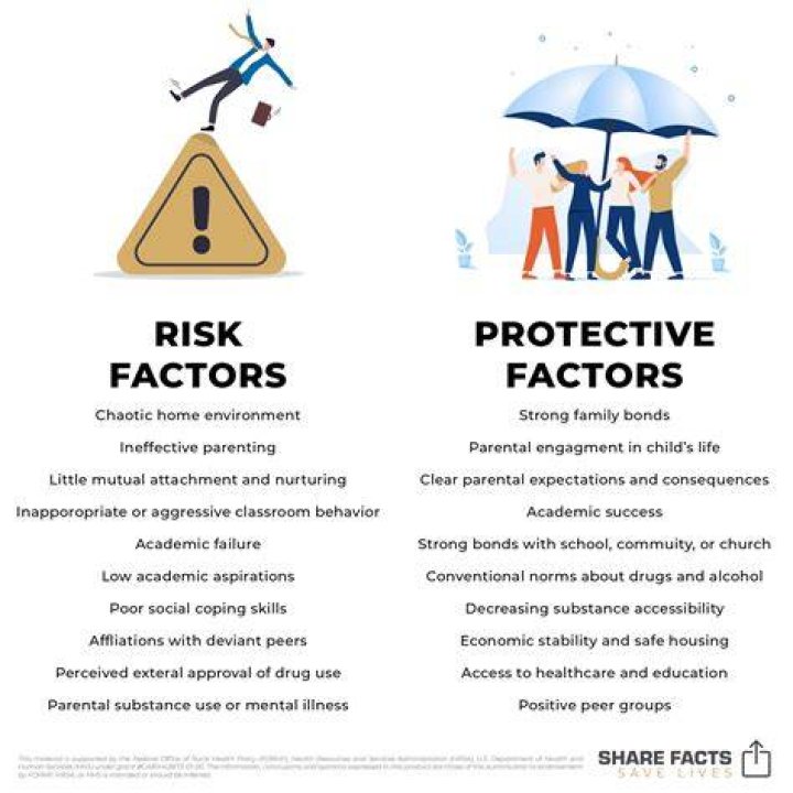 What does risk and protective factors mean