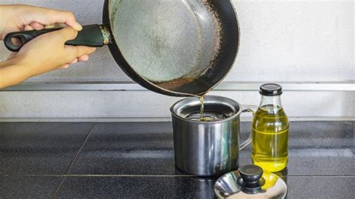 What happens when you pour cooking oil down the drain