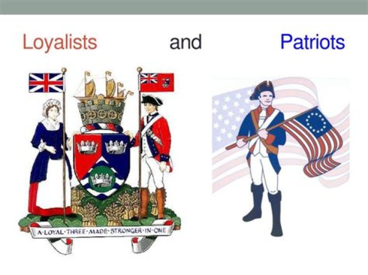 What is a loyalist and a patriot