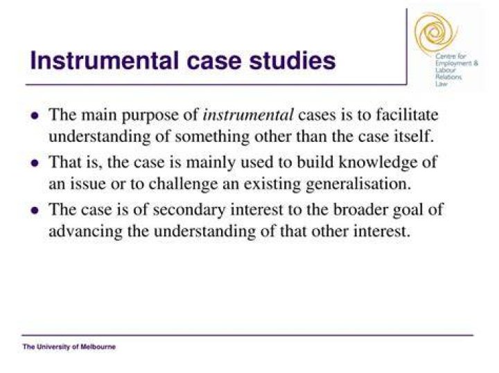 What is an instrumental case study