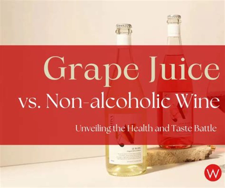 What is the difference between non alcoholic wine and grape juice