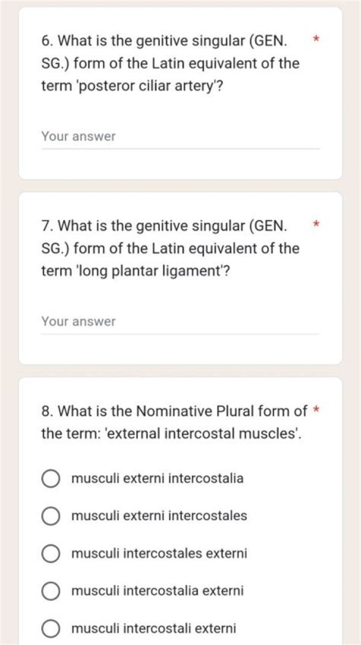 What is the genitive singular