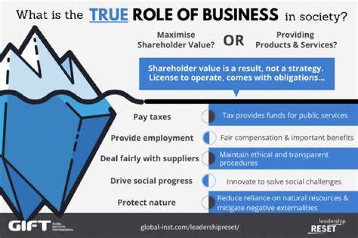 What is the role of business in society