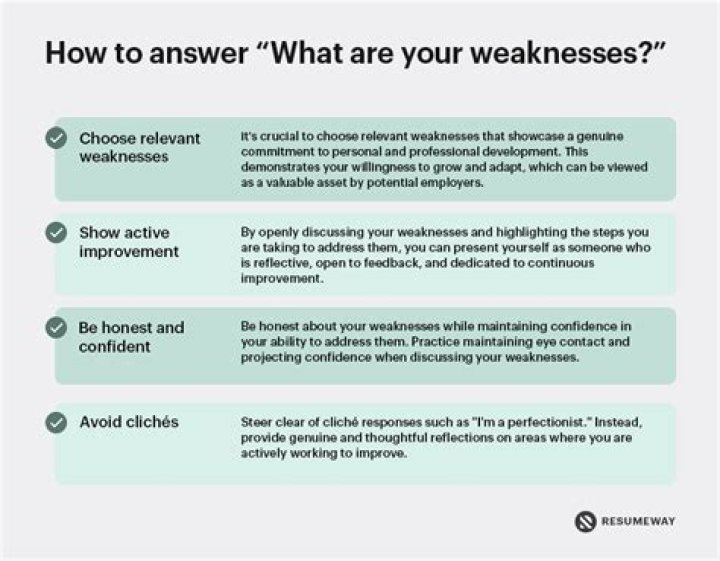 What is your weakness best answer