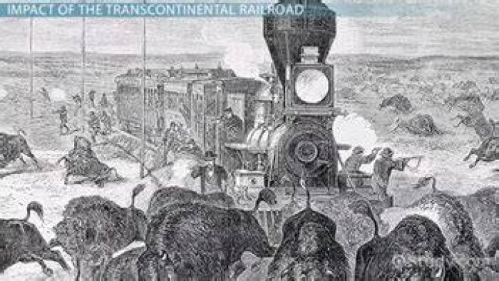 What was the impact of the transcontinental railroad