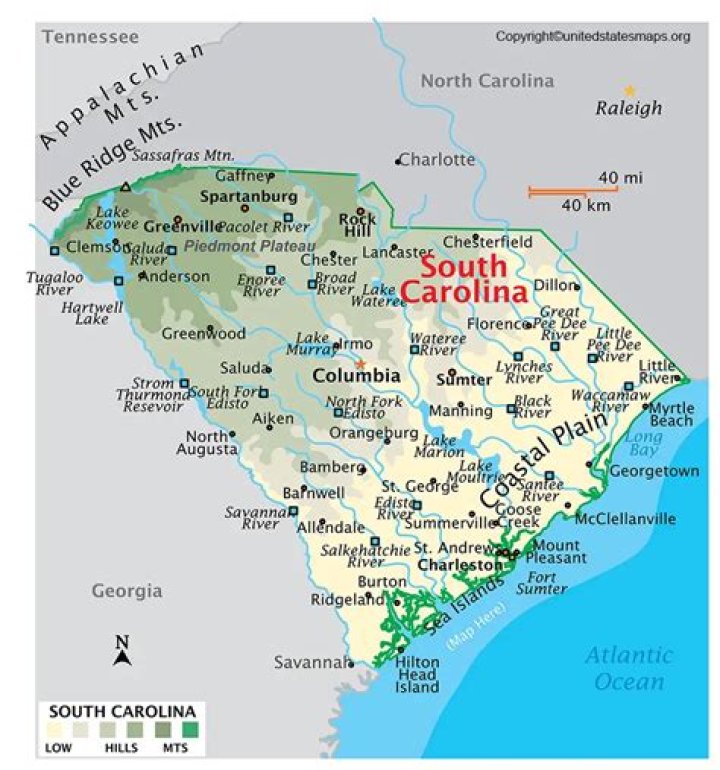 Where should I move in South Carolina