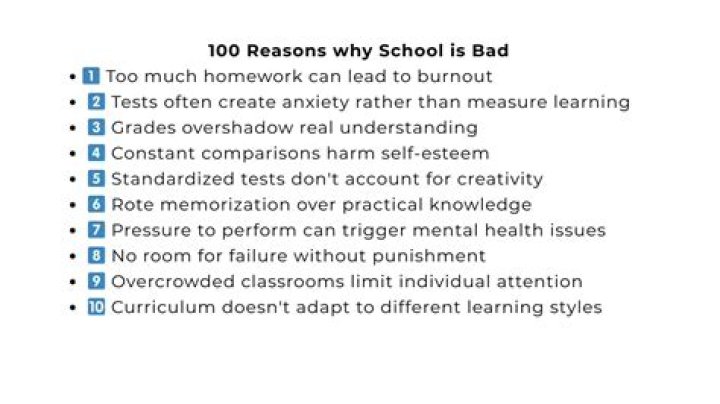 Why is school bad for you